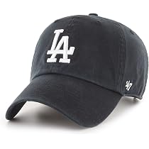 帽子 Los Angeles Dodgers BLACK GABARDINE CAP 47 Boné de limpeza mlb preto los angeles dodgers - tamanho único